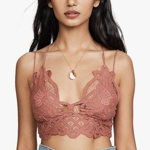 Free People Celine Burnt Orange Bralet Sz M